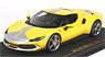 Ferrari 296 GTB Assetto Fiorano Yellow Modena (with Case) (Diecast Car)