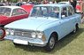 モスクヴィッチ 408 IE Four Front Lights 1966 ブルー (ミニカー)