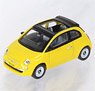 Fiat 500C 2009 Yellow (Diecast Car)