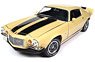 1972 Chevy Camaro Z28 RS Cream Yellow (Diecast Car)