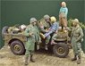 `Chocolate Bar` - 101st Airborne Div. Soldiers with Kids, Operation Market Garden, Holland 1944 (5 Figures) (Plastic model)