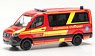 (HO) メルセデスベンツ スプリンター `18 フラットルーフ バス `シュトゥットガルト消防署` (鉄道模型)