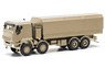 (HO) Iveco Trakker 8x8 Flat Bed Truck Sand Beige [Iveco Trakker] (Model Train)