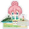 Laid-Back Camp Dot Illust Acrylic Diorama [Nadeshiko Kagamihara] (Anime Toy)