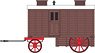 (OO) Living Wagon Brown (Model Train)