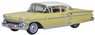 (HO) Chevrolet Impala Sports Coupe 1958 Colonial Cream / Snow Crest White (Model Train)