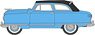 (HO) 1950 Nash Rambler Custom Landau Convertible (Open) Strato Blue (Model Train)