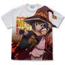 KonoSuba: An Explosion on This Wonderful World! Megumin Full Graphic T-Shirt Explosion Ver. White M (Anime Toy)