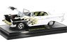 1957 Chevrolet Bel Air Hard Top `Mooneyes` - Bright White (Diecast Car)