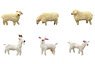The Animal 105-2 Sheep / Goat 2 (Model Train)