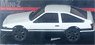 ASC MA020 トヨタ スプリンター トレノ AE86 ホワイト (ラジコン)