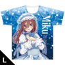 The Quintessential Quintuplets Full Graphic T-Shirt C [Miku Nakano Lolita Fashion Ver.] L Size (Anime Toy)