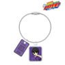 Katekyo Hitman Reborn! [Especially Illustrated] Kyoya Hibari Color Shirt Ver. Twin Wire Acrylic Key Ring (Anime Toy)