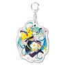 Hatsune Miku x Rody Glitter Acrylic Key Ring (Anime Toy)