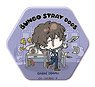 [Bungo Stray Dogs] Hexagon Can Badge Mocho-B (Osamu Dazai) (Anime Toy)