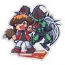 Yu-Gi-Oh! Duel Monsters GX Jaden Yuki & Winged Kuriboh & Elemental HERO Flame Wingman Acrylic Stand (Anime Toy)