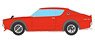 Nissan Skyline 2000 GT-R (KPGC110) 1973 with Chin Spoiler (RS Watanabe 8 Spork) Red (Diecast Car)