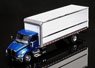 Kenworth T280 Supreme Signature Van Blue Cab/White Body (Diecast Car)