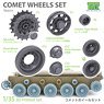 Comet Wheels Set (for Tamiya) (Plastic model)