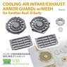 Cooling Air Intake/Exhaust Armor Guards w/Mesh for Panther Ausf.D Early (Plastic model)