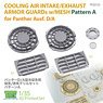 Cooling Air Intake/Exhaust Armor Guards w/Mesh Pattern A for Panther Ausf.D/A (Plastic model)