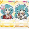 Hatsune Miku Trading Acrylic Stand Hannari Kyoto (Set of 5) (Anime Toy)