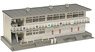 Pre-colored Modern Type Crew Room (Ivory) (Unassembled Kit) (Model Train)