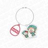 Nintama Rantaro x Sanrio Characters Name Wire Key Ring Rantaro x Hello Kitty (Anime Toy)