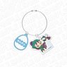 Nintama Rantaro x Sanrio Characters Name Wire Key Ring Senzo Tachibana x Cinnamoroll (Anime Toy)