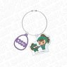 Nintama Rantaro x Sanrio Characters Name Wire Key Ring Choji Nakazaike x Bad Badtz-Maru (Anime Toy)