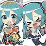 Hatsune Miku Trading Mini Acrylic Stand Mini Chara Kansai Enjoy (Set of 6) (Anime Toy)