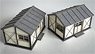 (N) Prefabricated Hut (2 Pieces) [1:150, Colored Paper] (Unassembled Kit) (Model Train)