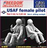 USAF Female Pilot for F-5E/F, RF-5E Vol.4 Sitting Cockpit (Plastic model)