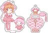 Cardcaptor Sakura x Sanrio Characters Acrylic Stand Key Ring Perfume Ver. Sakura x My Melody (Anime Toy)