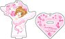 Cardcaptor Sakura x Sanrio Characters Acrylic Stand Key Ring Flower Ver. Sakura x My Melody (Anime Toy)
