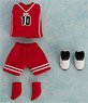 Nendoroid Doll Outfit Set: Basketball Uniform (Red) (PVC Figure)