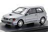 Toyota Starlet Glanza V (1996) Blueish Silver Metallic (Diecast Car)