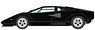 Lamborghini Countach LP5000 QV 1988 Black (Diecast Car)