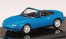 Eunos Roadster (NA6CE) With Tonneau Cover Mariner Blue (Diecast Car)