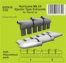 Hurricane Mk.I/II Ejector Type Exhausts (for Revell) (Plastic model)