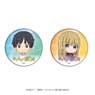 Can Badge [A Galaxy Next Door] 01 Ichiro Kuga & Shiori Goshiki (Mini Chara Illustration) (Set of 2) (Anime Toy)