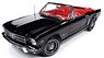 1964 Ford Mustang Convertible Raven Black (Diecast Car)