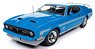 1972 Ford Mustang Mach 1 Grabber Blue (Diecast Car)