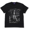 ブラック★ロックシューター FRAGMENT エリシュカ Tシャツ BLACK L (キャラクターグッズ)