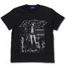 ブラック★ロックシューター FRAGMENT エリシュカ Tシャツ BLACK XL (キャラクターグッズ)