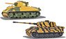 World of Tanks シャーマン vs キング タイガー 2台セット (完成品AFV)