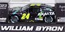 `William Byron` #24 Axalta Throwback Chevrolet Camaro NASCAR 2023 Goodyear400 Winner (Diecast Car)