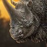 Star Ace Toys Elasmotherium (Black Ver.) Polyresin Statue (Completed)