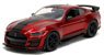 2020 フォード マスタング シェルビー GT500 キャンディレッド/ブラックストライプ (ミニカー)