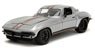 1966 Chevy Corvette Metallic Silver (Diecast Car)